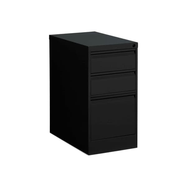 Gec Global 1900 Series Freestanding Box/Box/File Pedestal 15"W x 22-5/8"D x 27-5/8"H Black 19FP23BBF-BLK - main